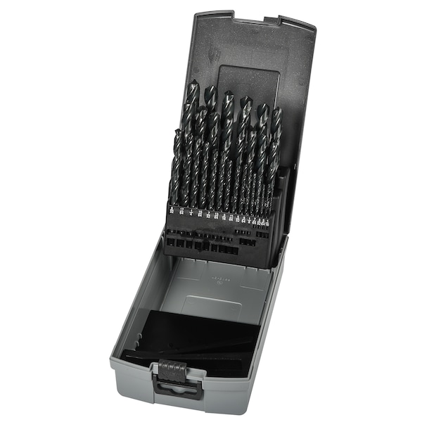 Precision Twist Drill HSS Steam Oxide 118 Degree Jobber Drill Set Jobber ANSI Set R10 x 29 099977 - main
